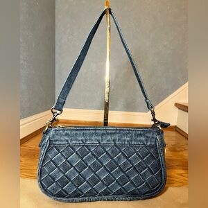 Patricia Nash Nova Woven DENIM Shoulder/Crossbody Bag